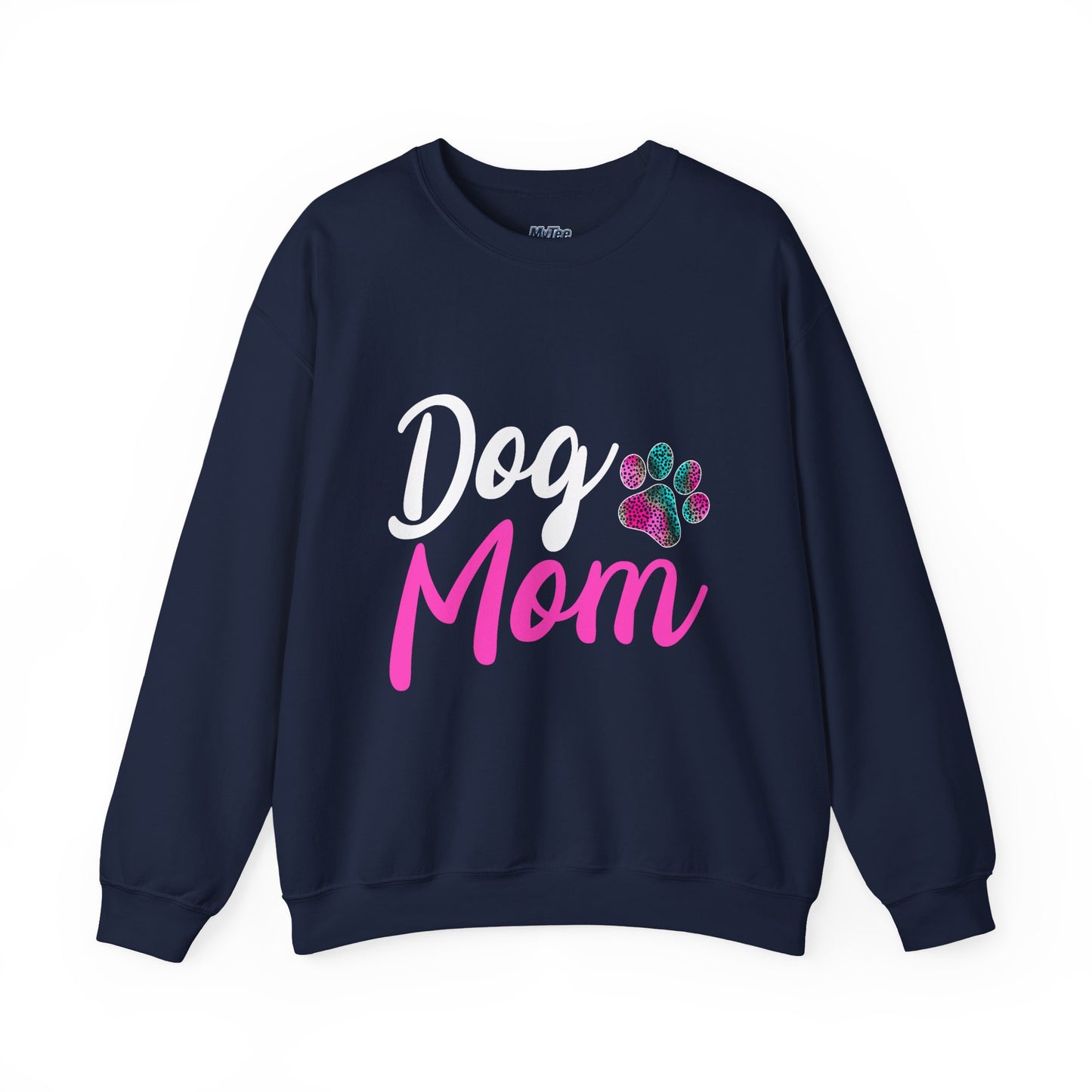 Snug Life: Dog Mom Edition – Graphic Crewneck Sweatshirt