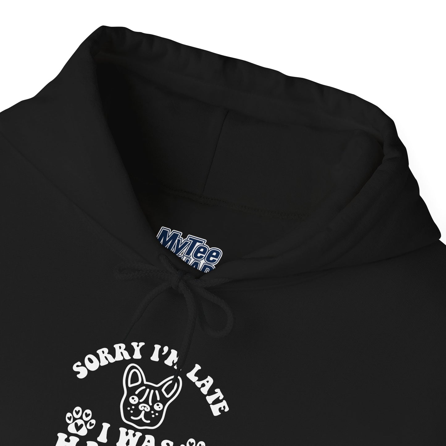 Sorry I’m Late Hoodie – Hanging With My Dog Vibe