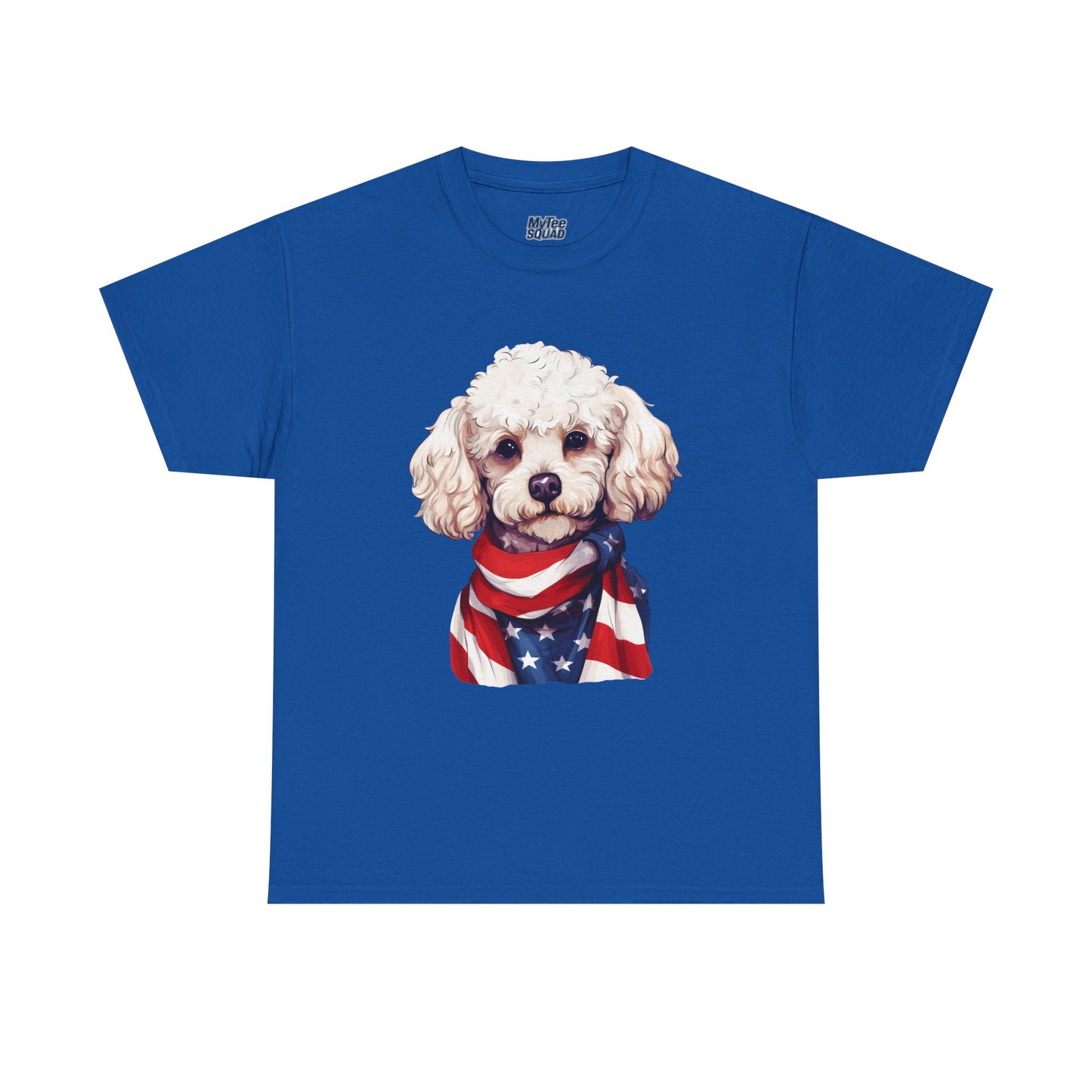 Patriotic Poodle Unisex T-Shirt