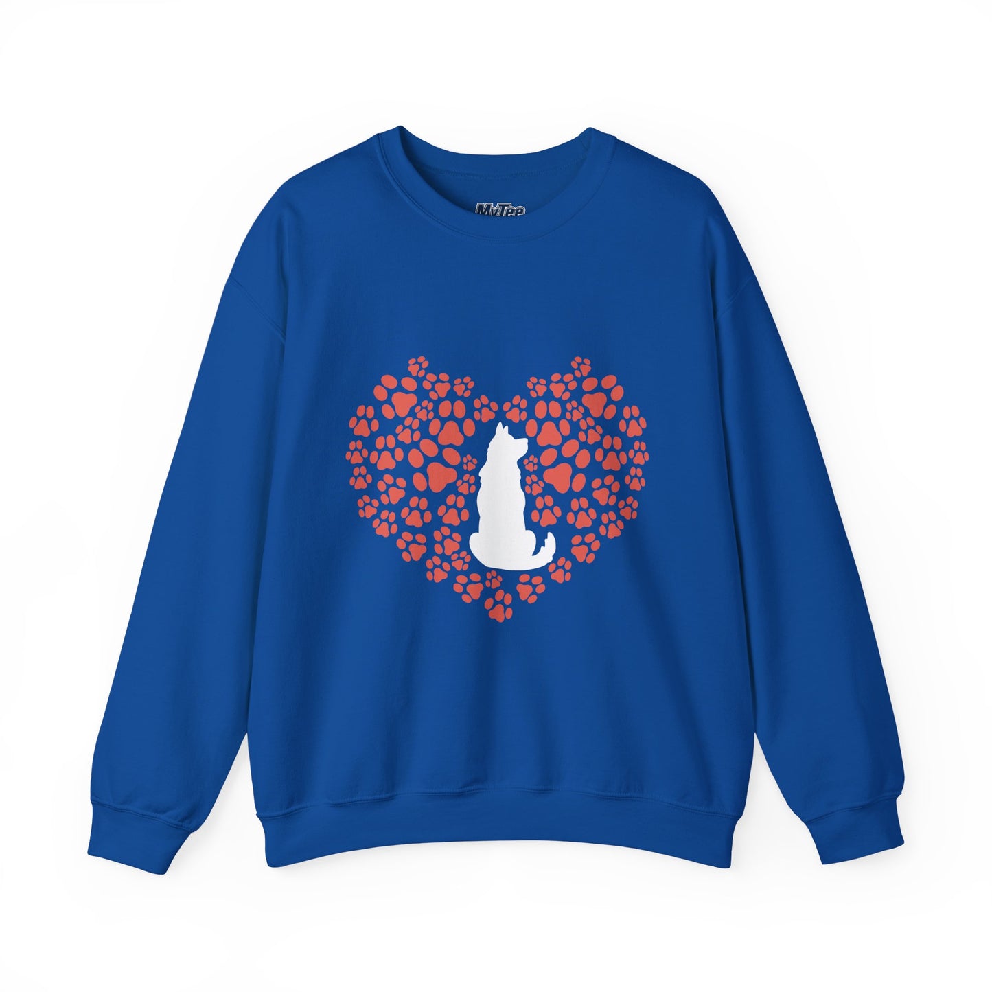 Cat Lover's Heart Crewneck Sweatshirt
