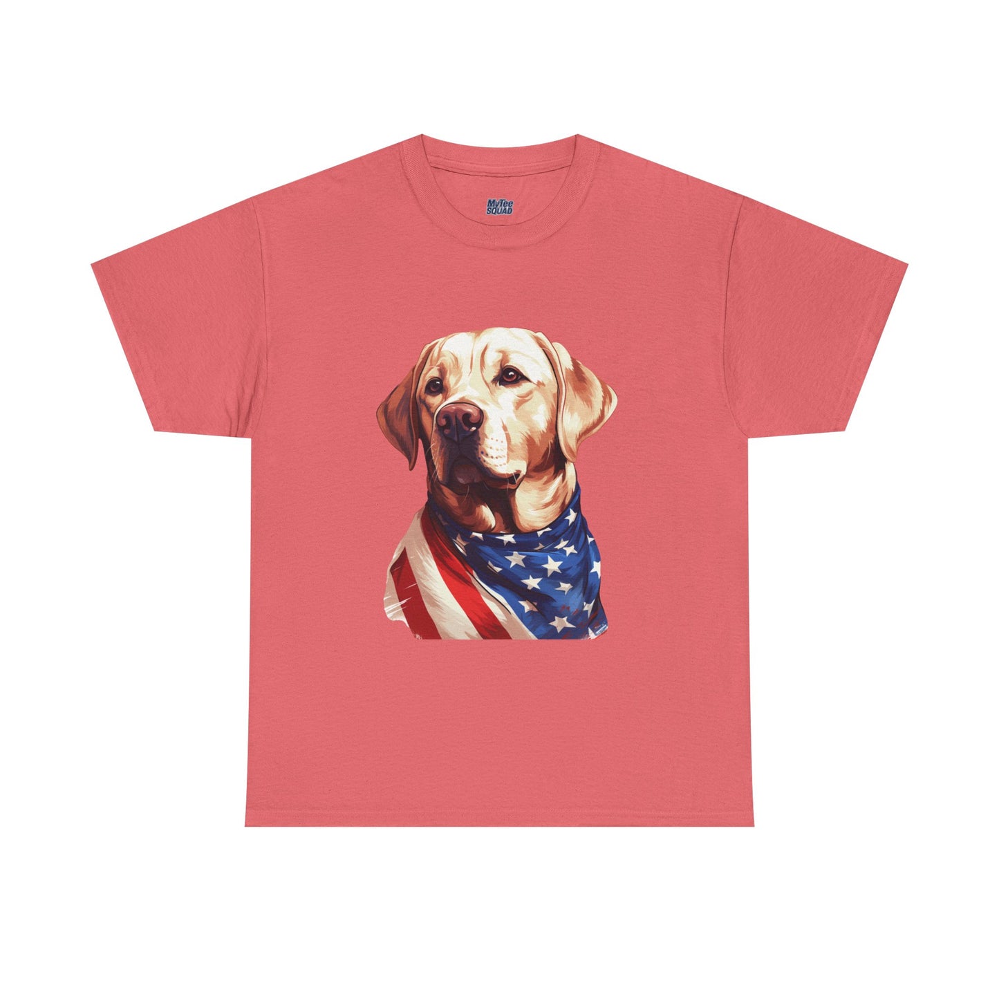 Patriotic Labrador In Stars & Stripes Unisex T Shirts