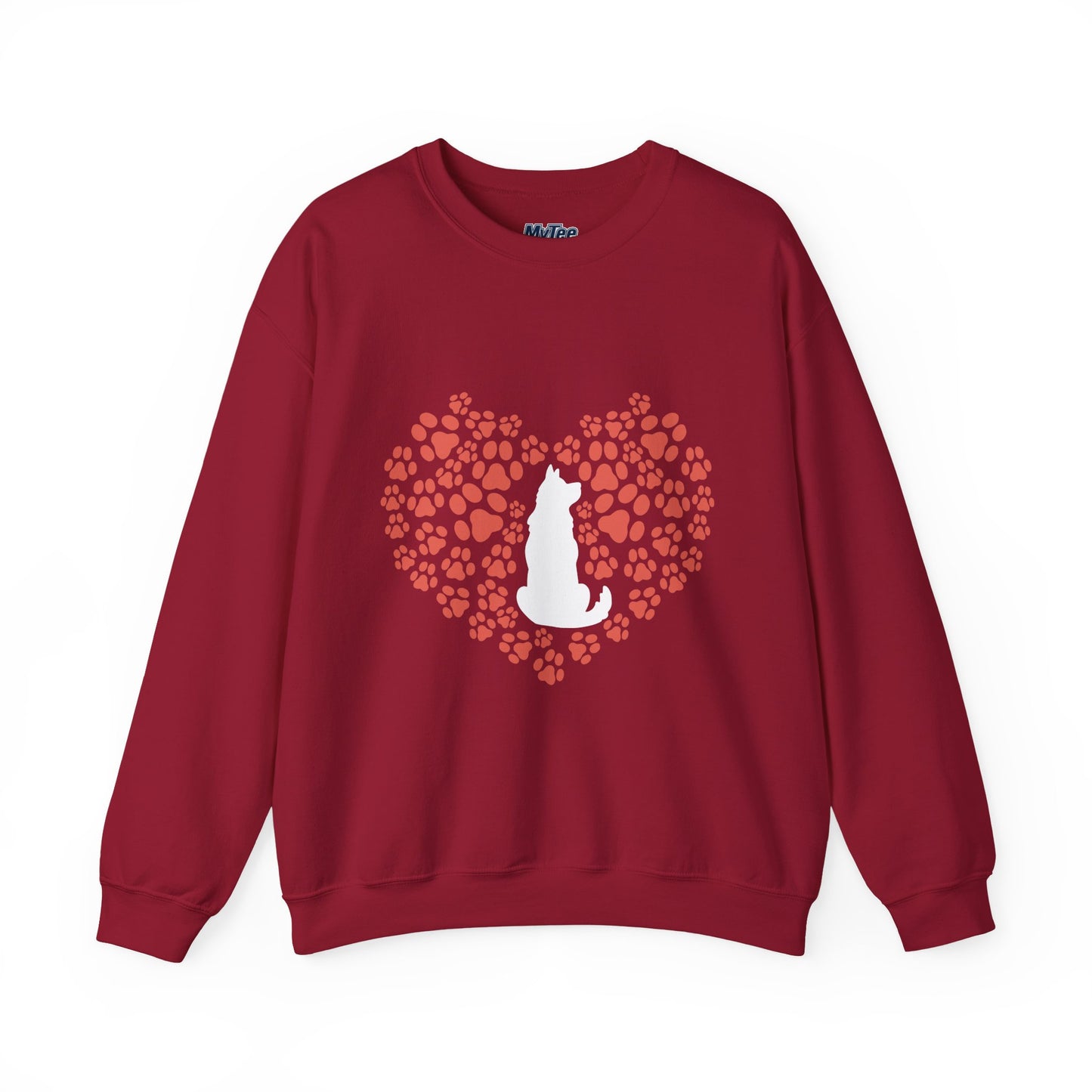 Cat Lover's Heart Crewneck Sweatshirt