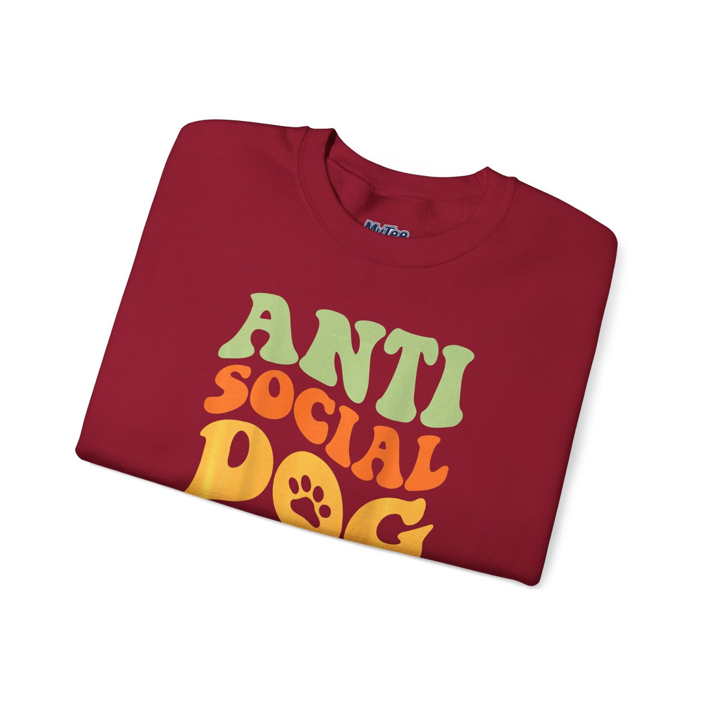 Anti-Social Dog Moms Club Sweatshirt | Relaxed Style For Fur Mama