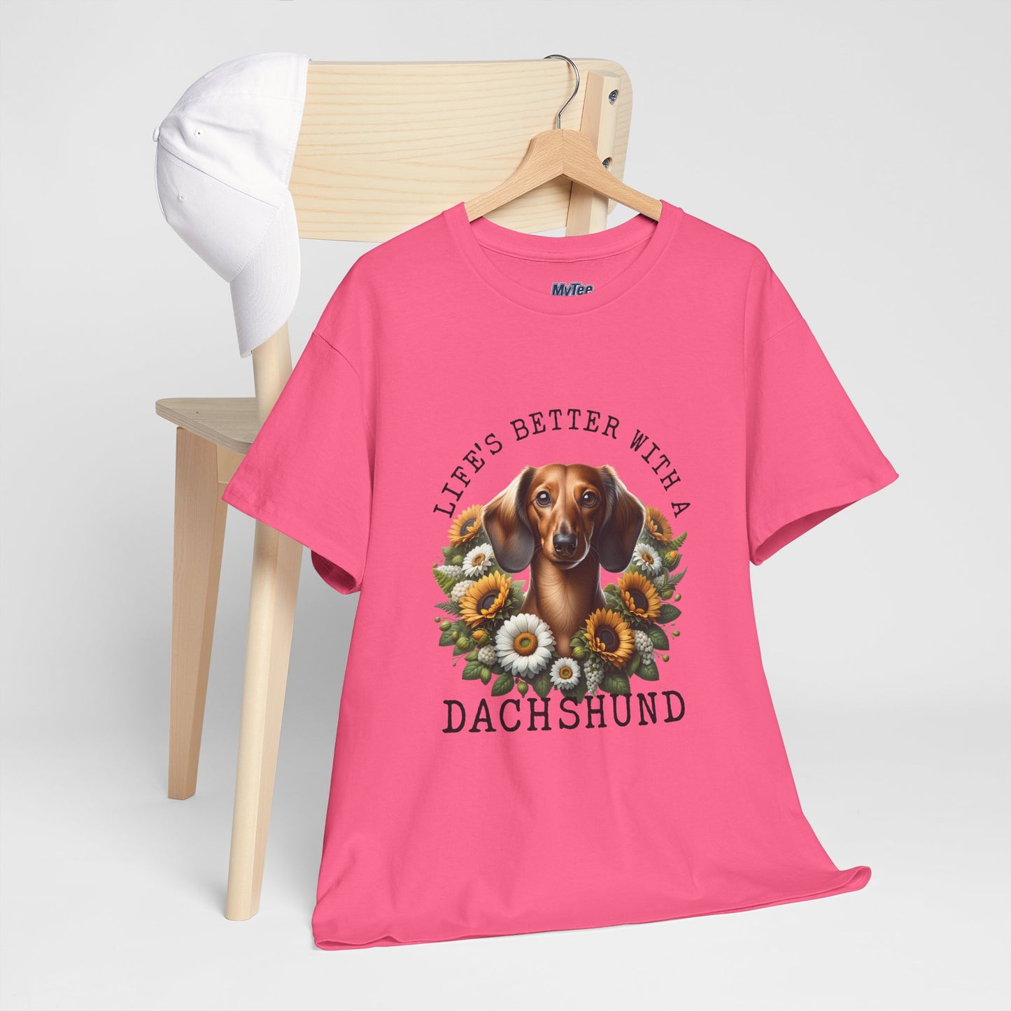 Dachshund Sunflower Unisex T-Shirt