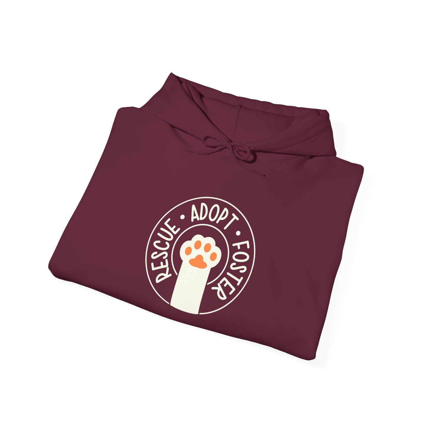 Rescue Adopt Foster Unisex Hoodie | Adoption Awareness
