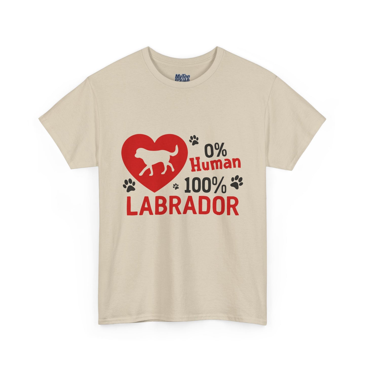 0% Human 100% Labrador Unisex T-Shirt