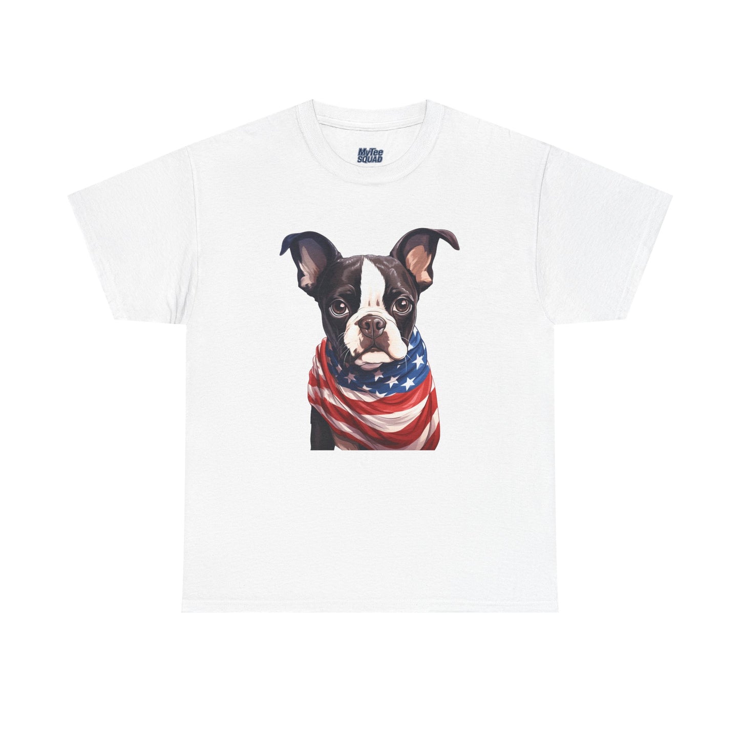 Patriotic Boston Terrier Unisex T-Shirt