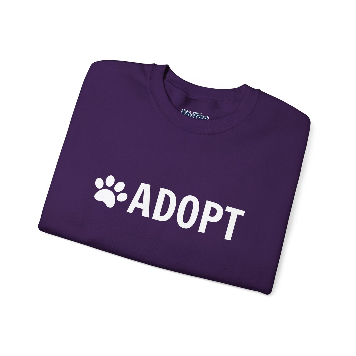 Adopt Pet Lover Crewneck Sweatshirt | Dog Rescue Inspired