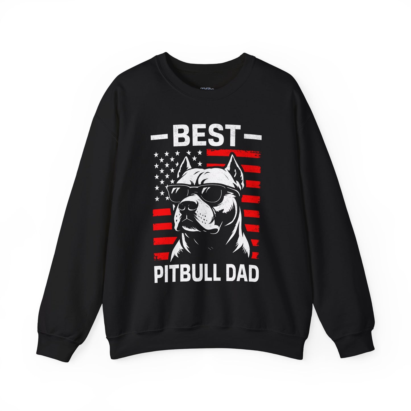 Best Pitbull Dad Ever SweatShirt For Proud Dog Father