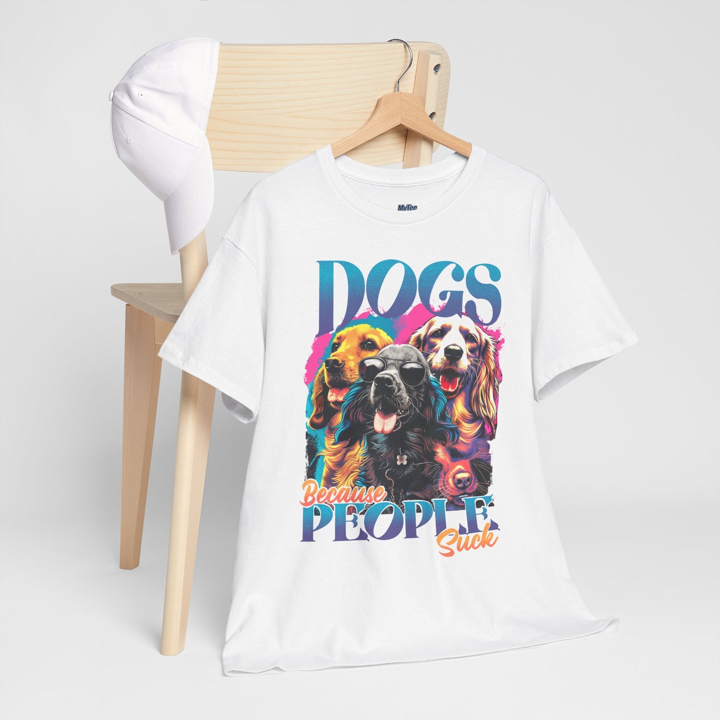 Dogs Because People Suck Unisex T-Shirts