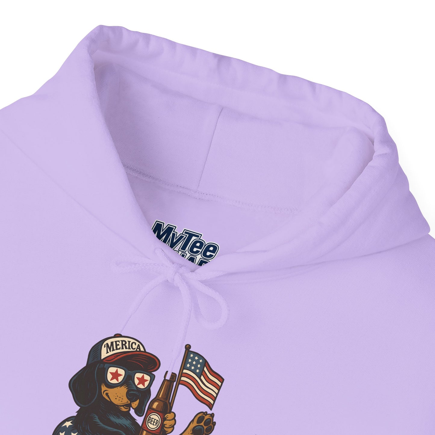 Patriotic Dachshund America Unisex Hoodie