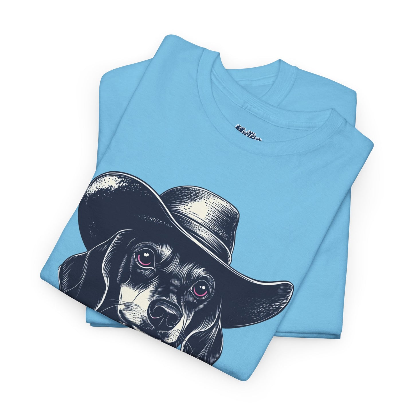 Dachshund Cowgirl Vibes T-Shirt – Pink Bandana Pup Shirt