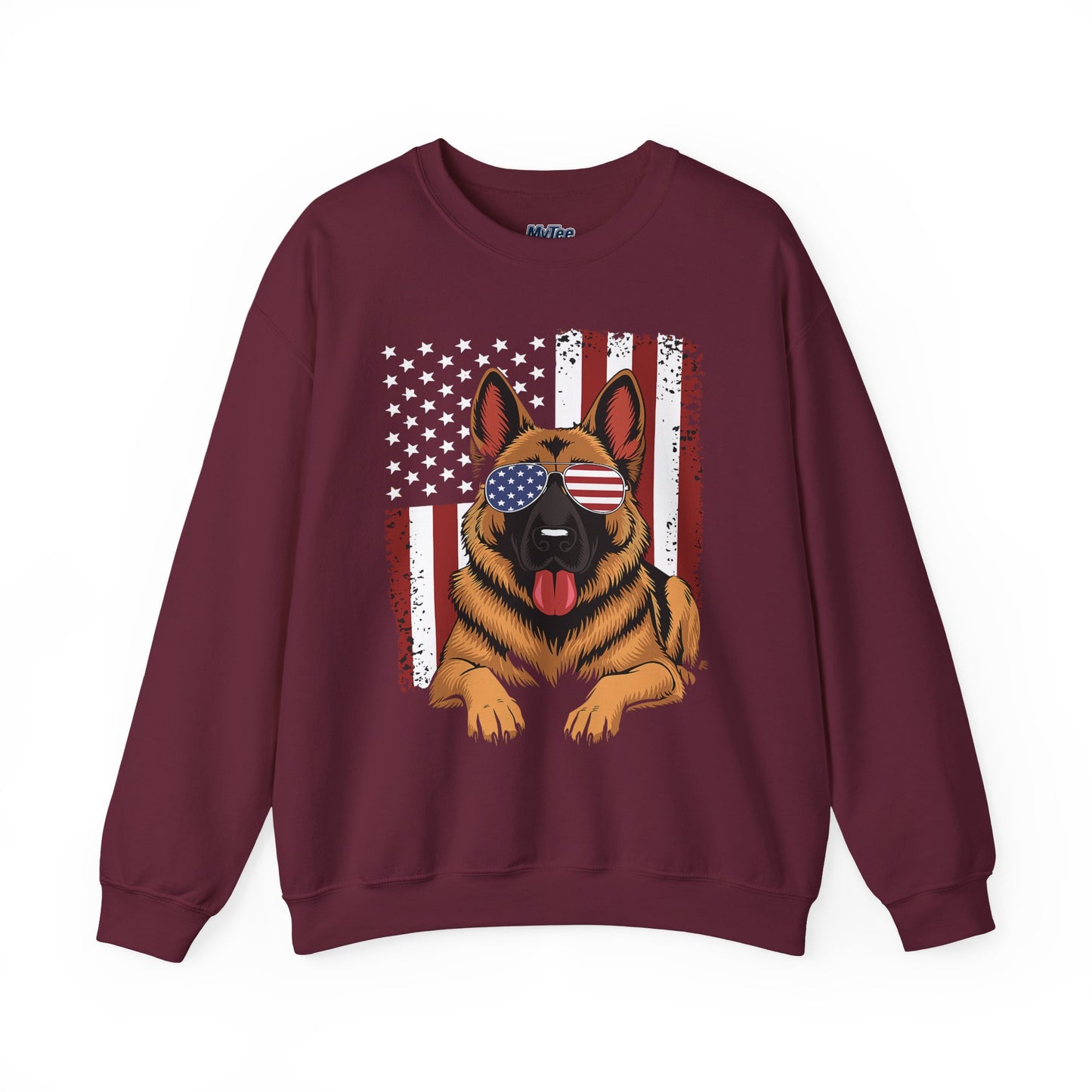 Patriotic German Shephard Dog Unisex Sweatshirt