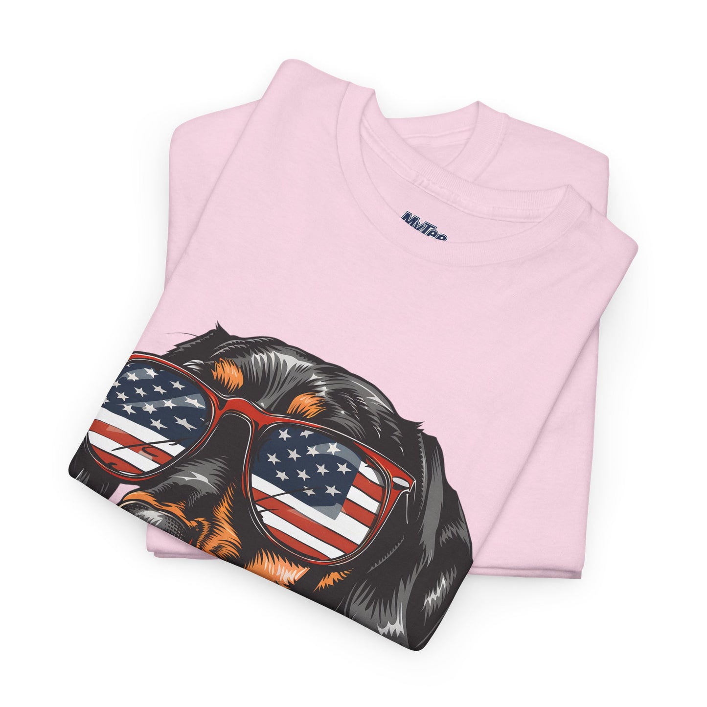 Patriotic Dachshund With Sunglasses Unisex T-Shirt