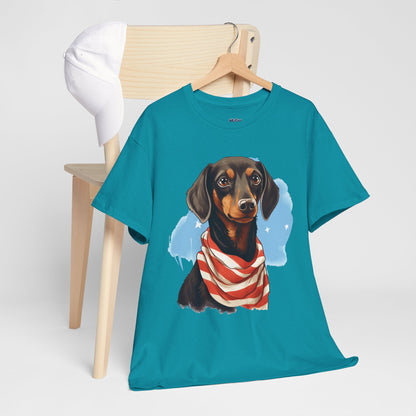 Patriotic Dachshund Unisex T-Shirt