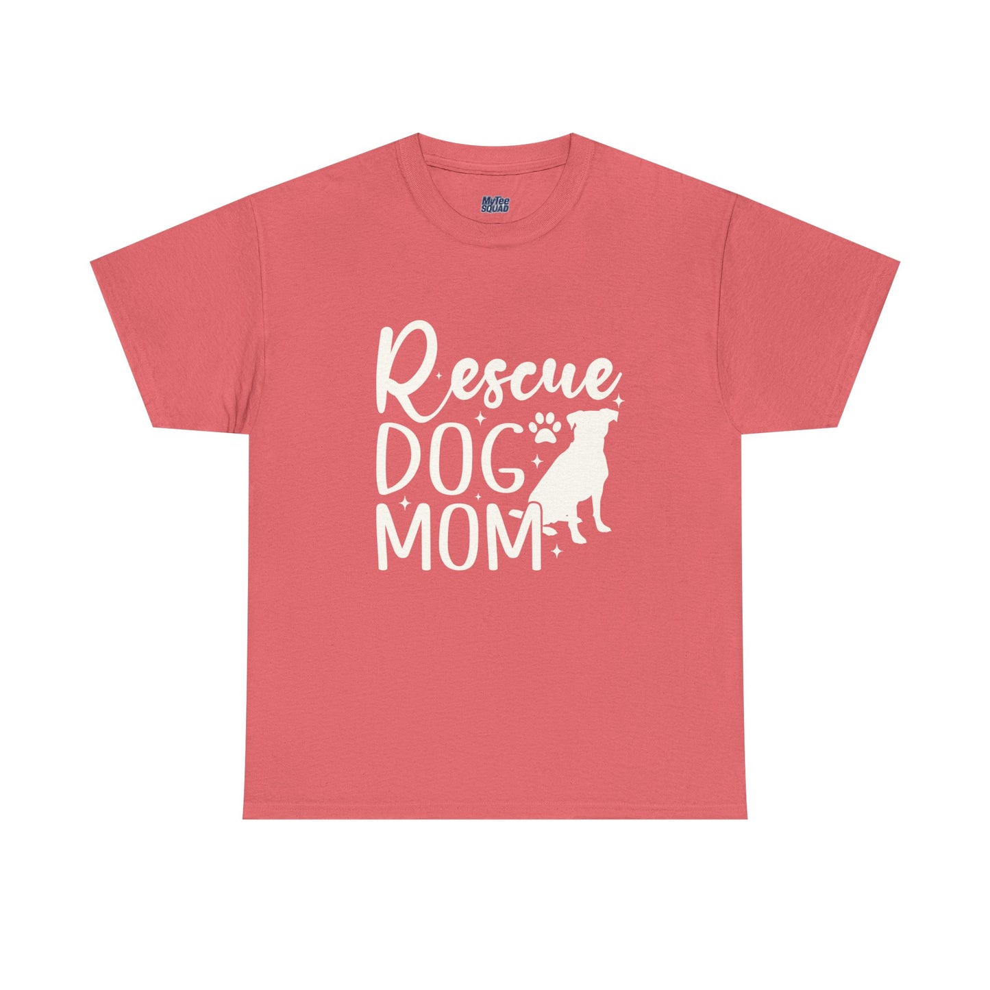 Rescue Dog Mom Cotton T-Shirt | Dog Lover