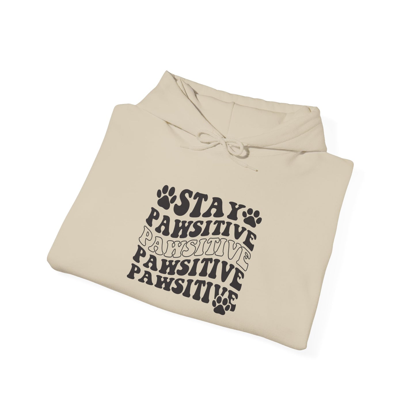 Stay Pawsitive Unisex Hoodie | Perfect for Celebrations & Holidays