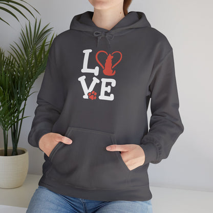 Love Cat Hoodie | Cozy Gift for Pet Lovers