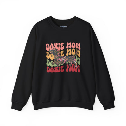 Doxie Mom Vibes Sweatshirt – For Stylish Wiener Dog Parents