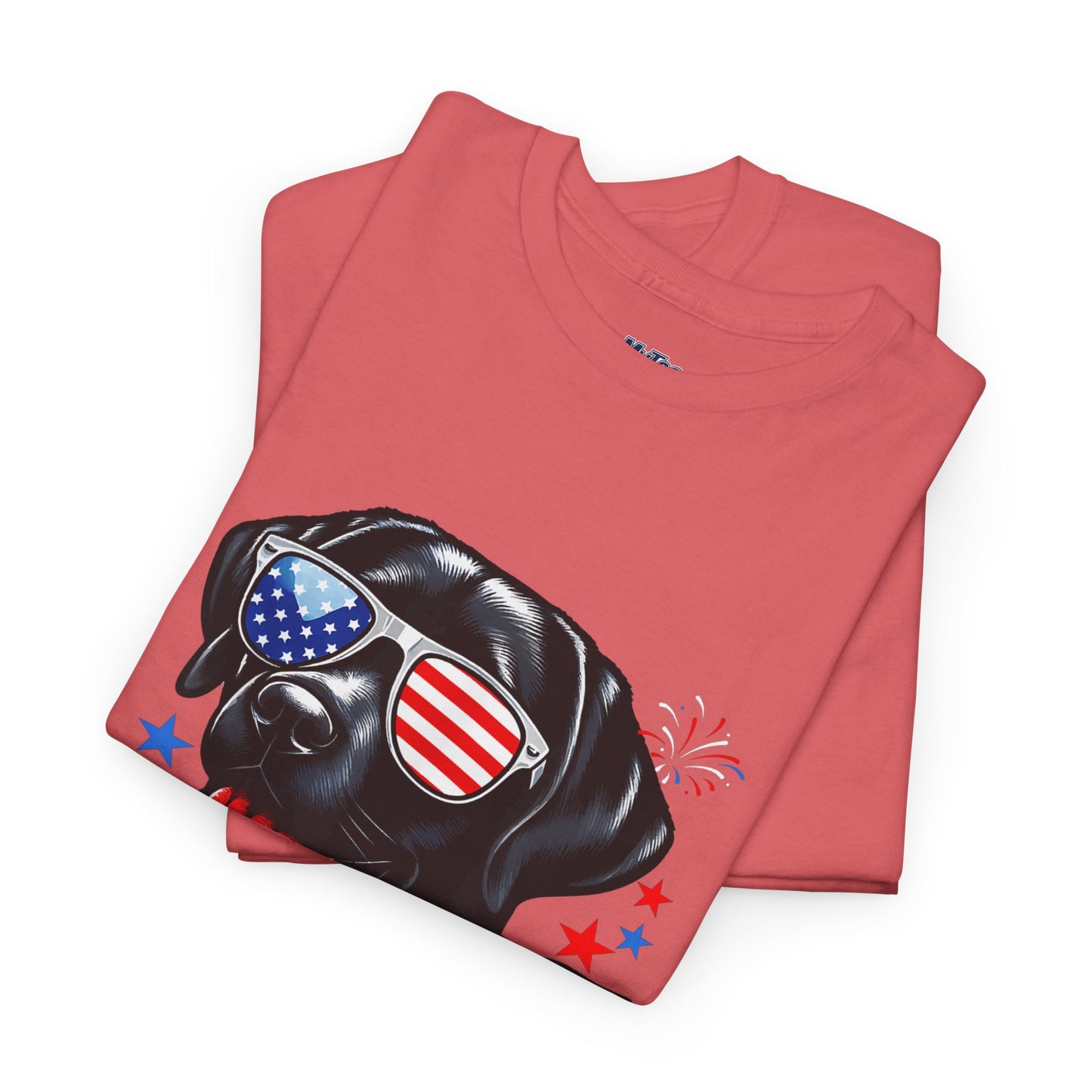 Patriotic American Labrador Retriever With Sunglasses Unisex T-Shirt
