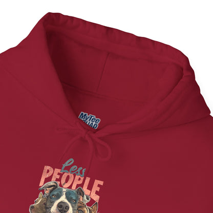 Less People More Dog Unisex Hoodie – Cozy Statement For Dog People