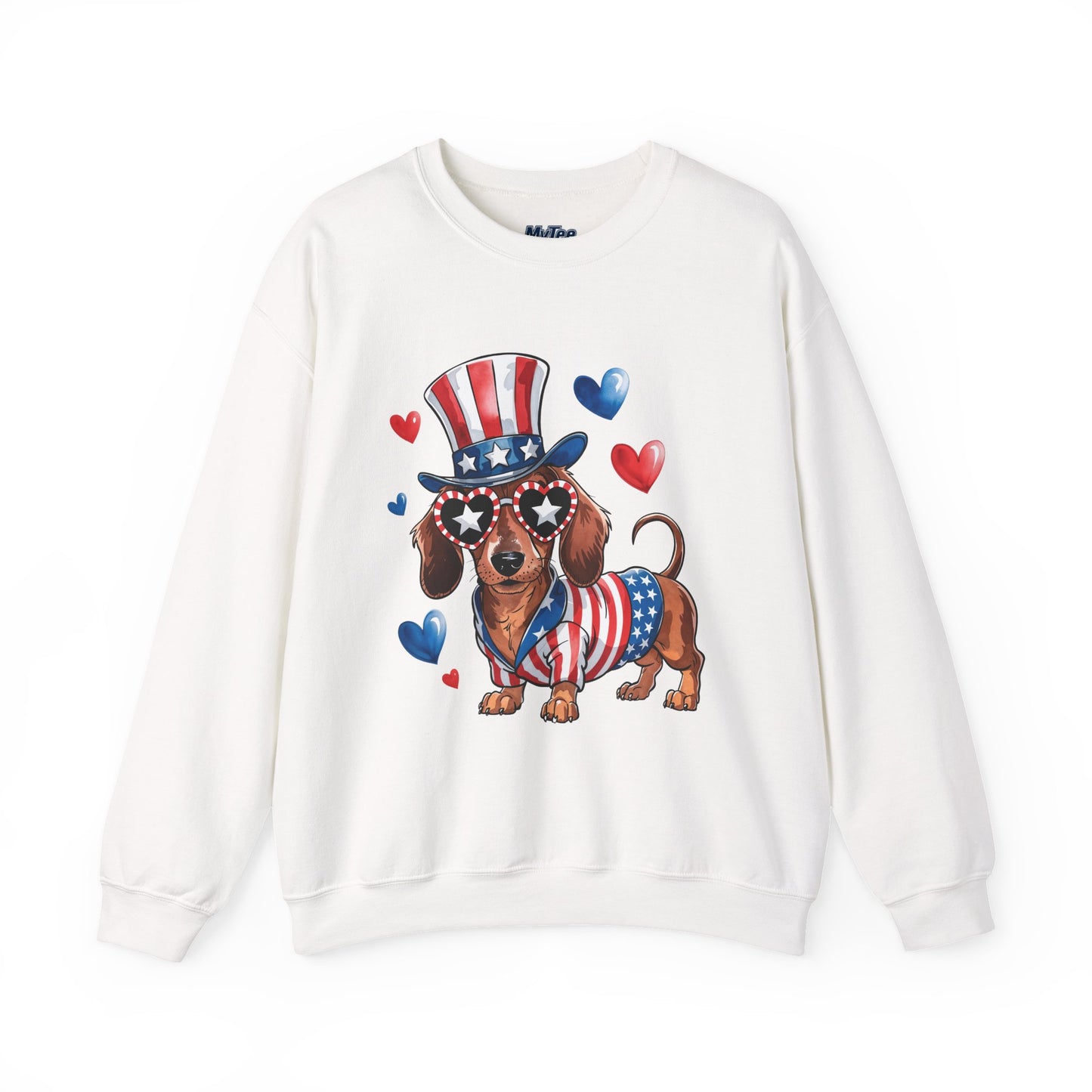 Patriotic Dachshund Dog Unisex Sweatshirt