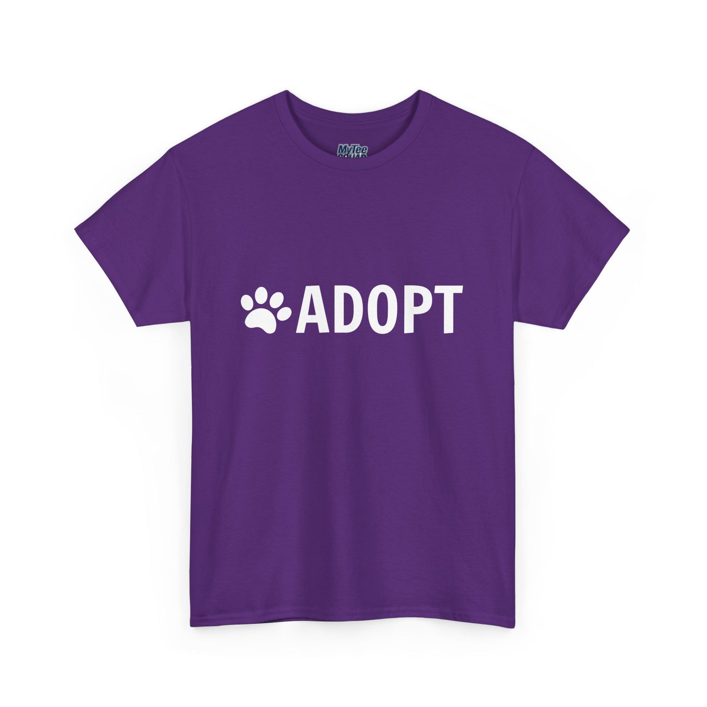 Adopt Unisex Heavy Cotton Tee | Perfect for Animal Lovers, Pet Adoption Events