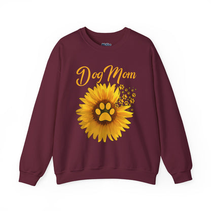Sunflower Soul, Dog Mom Heart Sweatshirt
