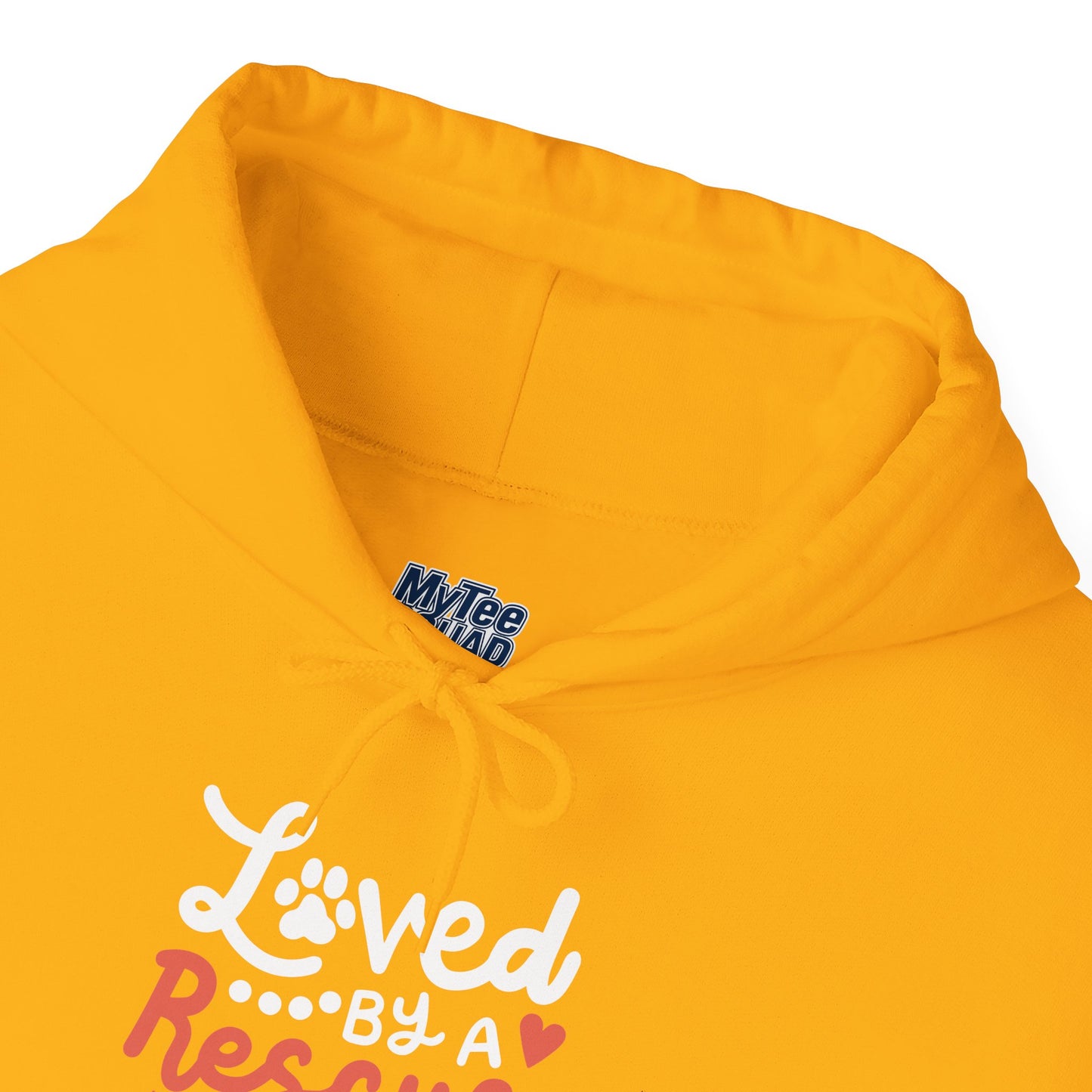 Loved By A Rescue Dog Hoodie | Pet Lover Gift, Fur Mom Hoodie, Pet Dad Apparel