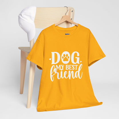 Dog My Best Friend Unisex Heavy Cotton T-Shirt | Pet Owner Apparel