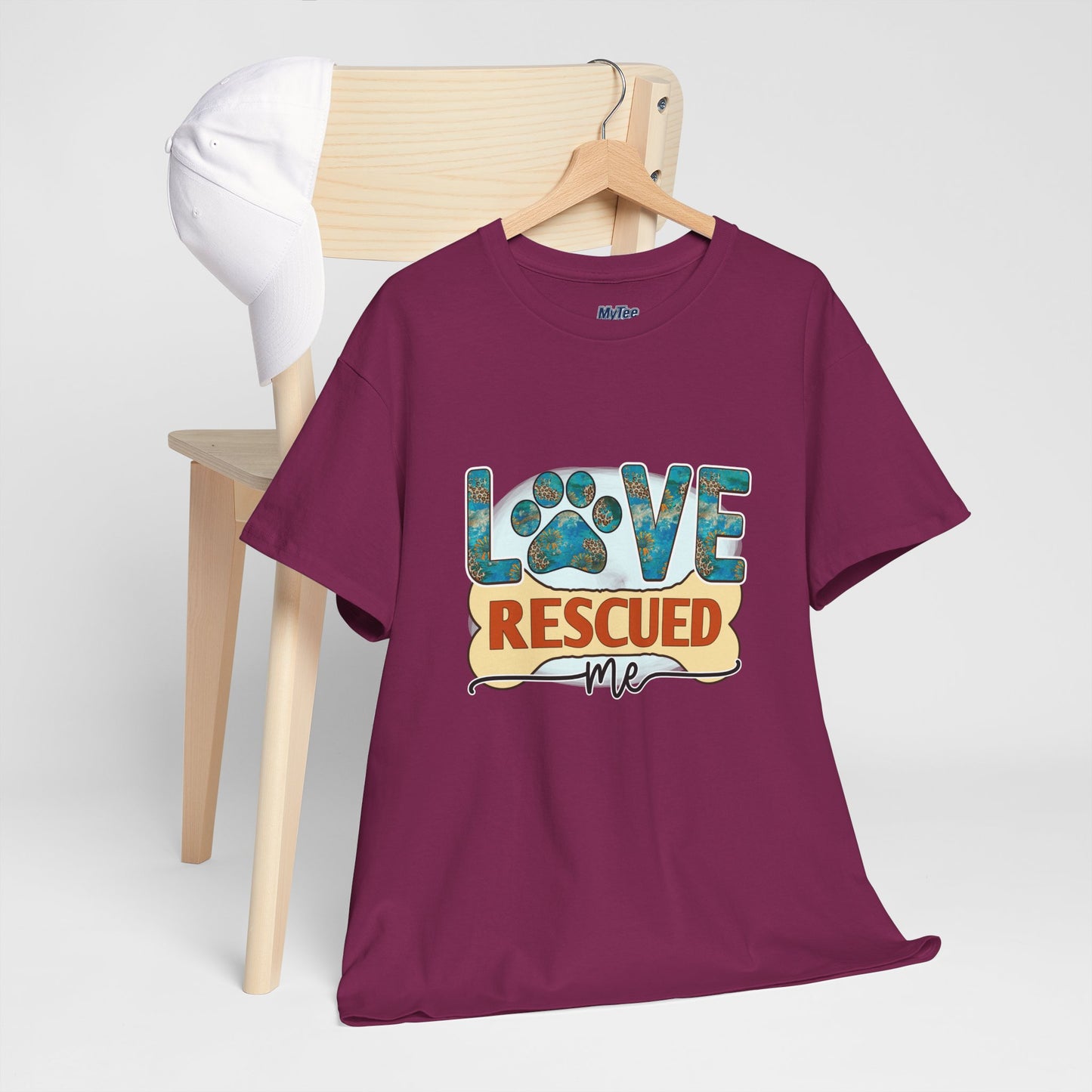 Love Rescued Me T-Shirt - Rescue Dogs Save Lives
