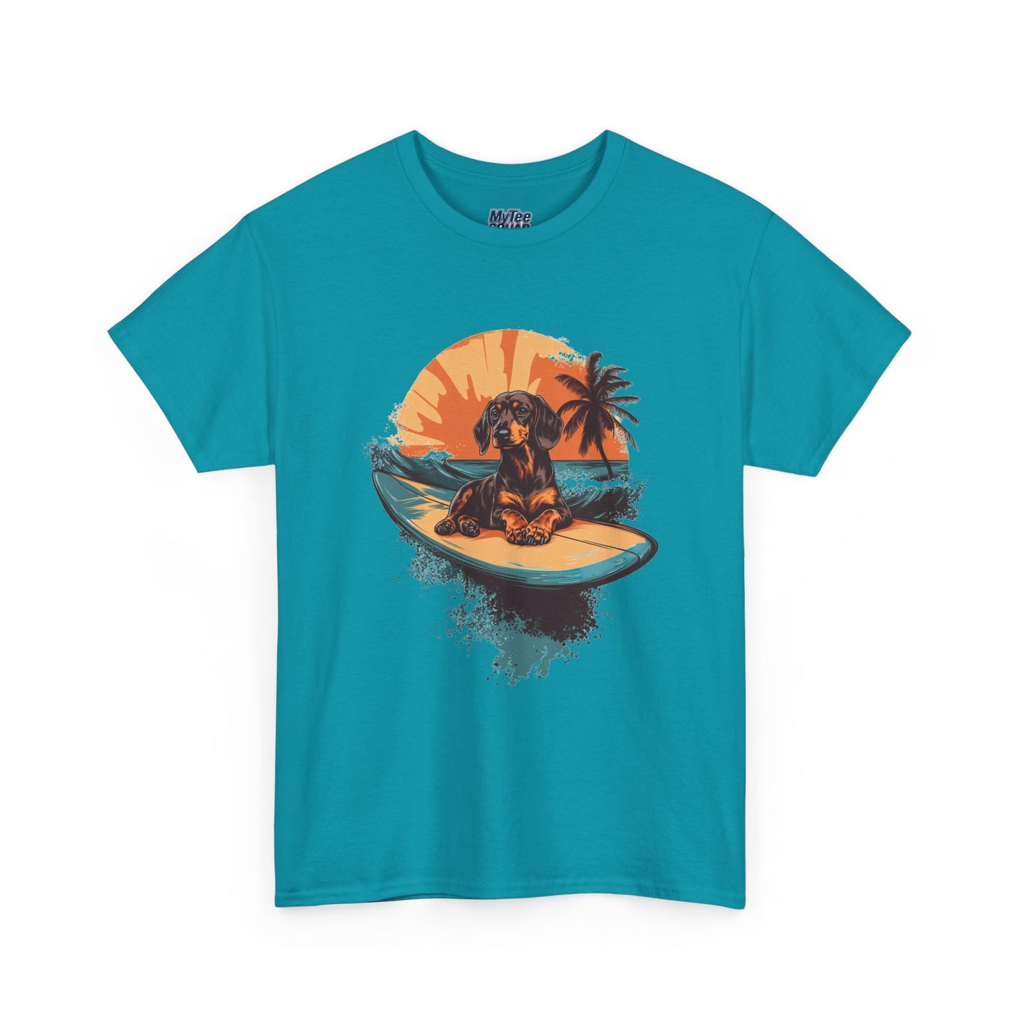 Dachshund Beach Vibes T-Shirt – Chill Summer Dog Style