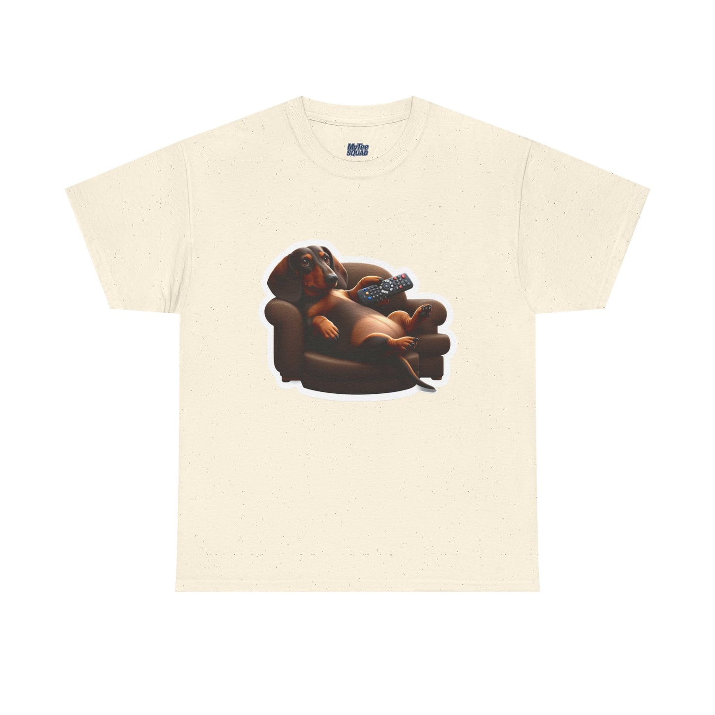Dachshund Chill Mode Tee – Remote In Paw, Stress-Free Style