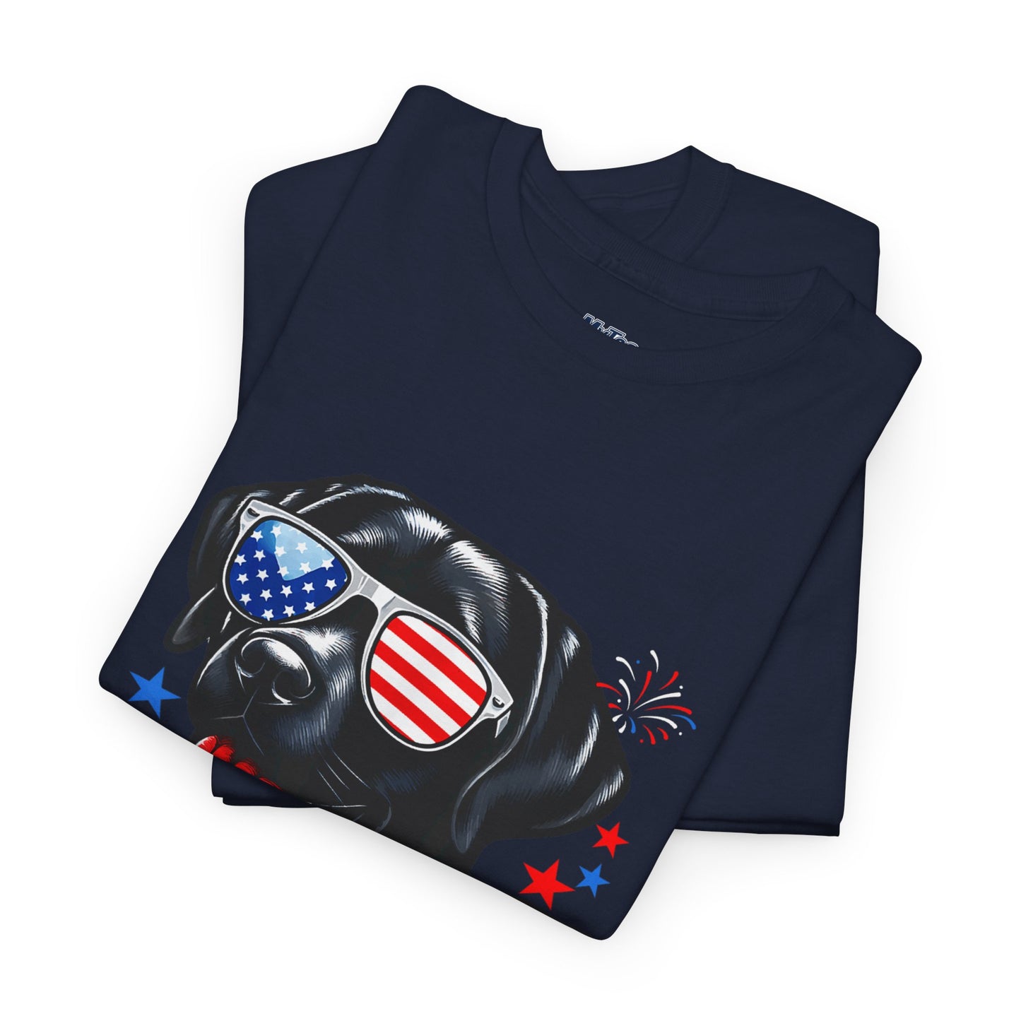 Patriotic American Labrador Retriever With Sunglasses Unisex T-Shirt