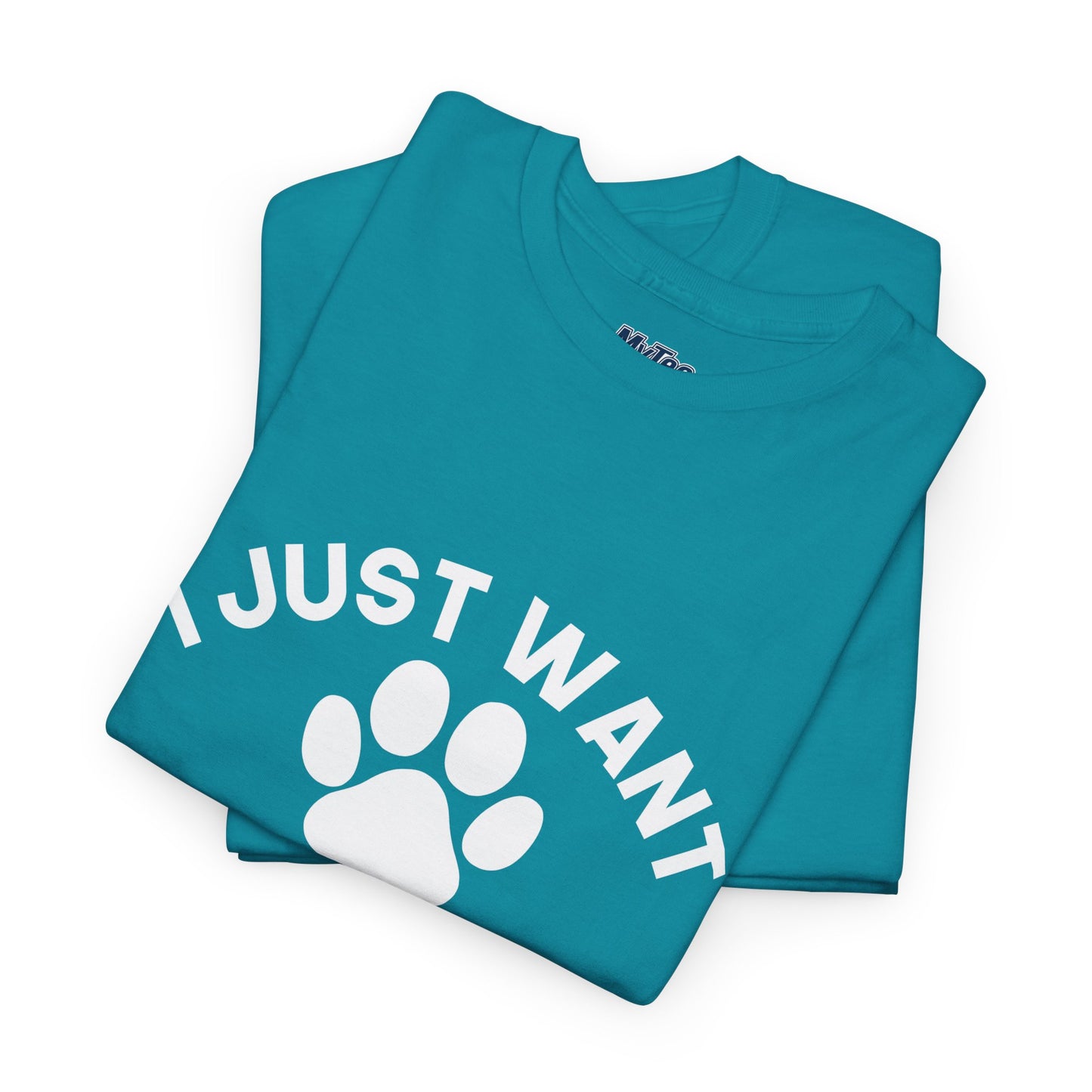 I Just Want To Be A Stay At Home Dog Mom Cotton T-Shirt