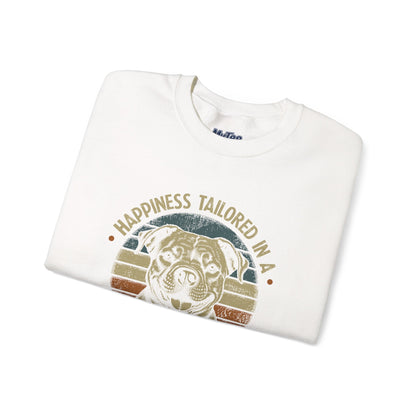 Happiness Tailored In A Pitbull Smile Unisex Sweatshirt