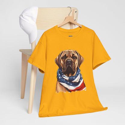 Patriotic Mastiff Unisex T-Shirt