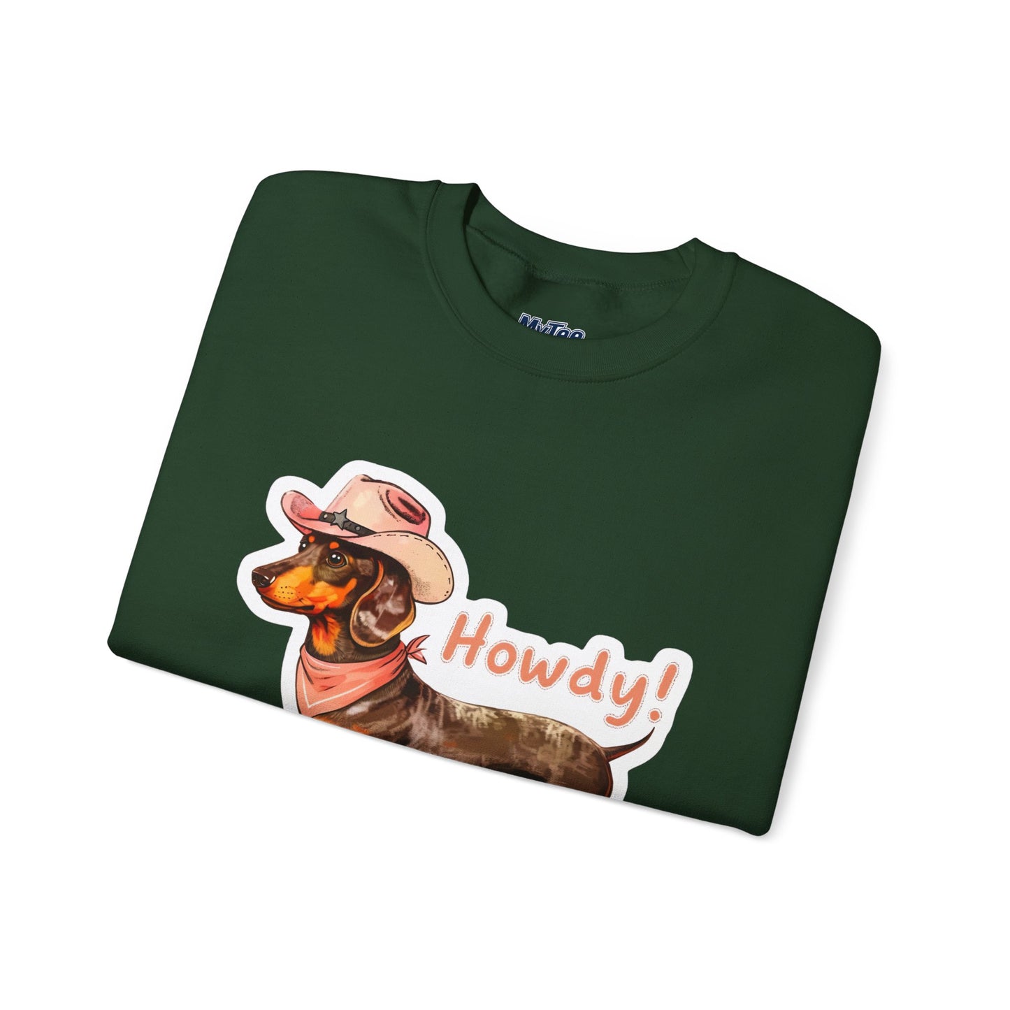 Dachshund Howdy Unisex Sweatshirt – Cozy Western Pup Pullover
