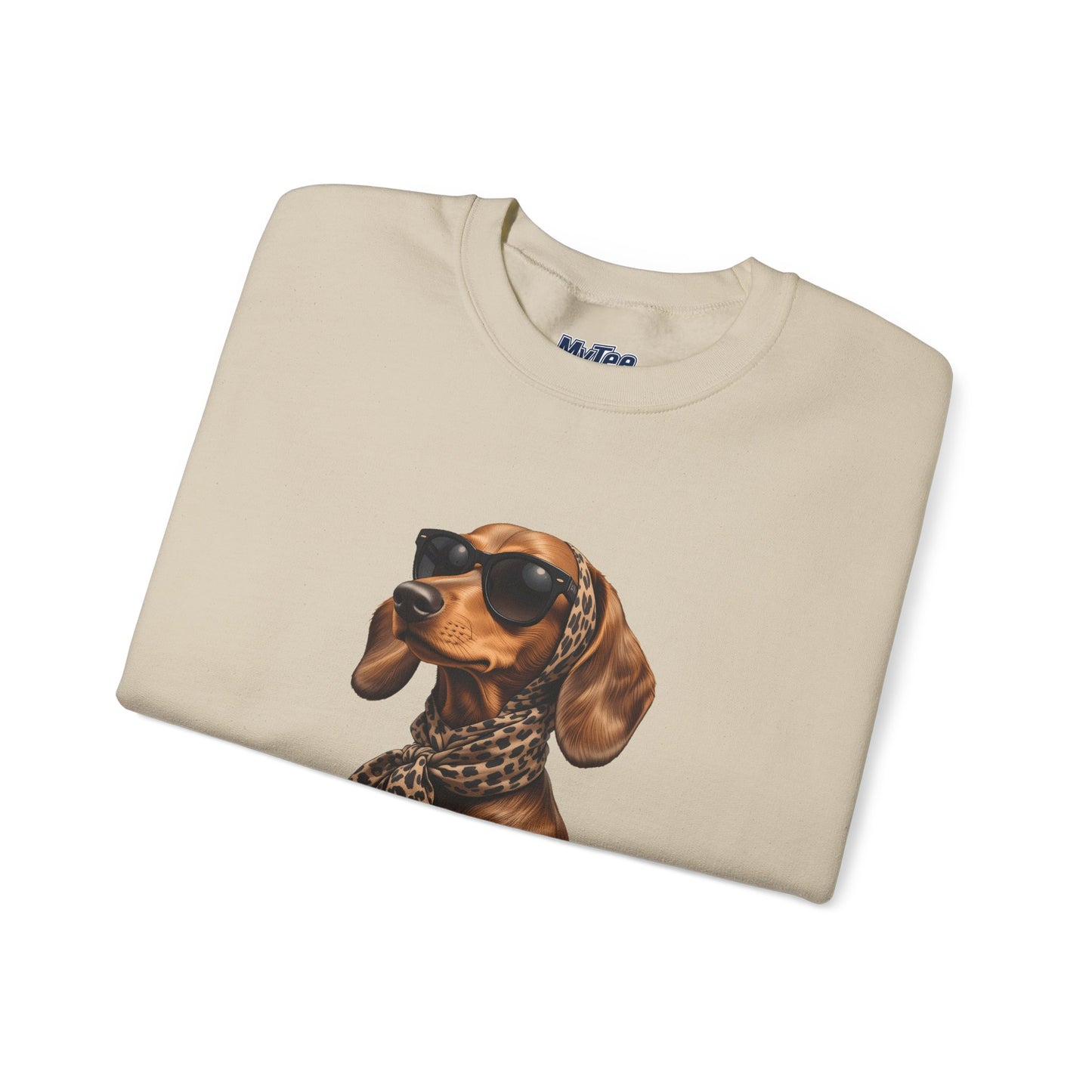 Chic Dachshund Dog Lover Unisex Sweatshirt | Crewneck Pullover For Pet Lovers