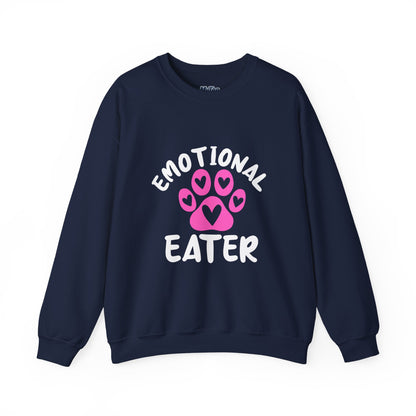 Emotional Eater Sweatshirt – Heart, Paws & Snacks
