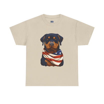 Patriotic Rottweiler Unisex T-Shirt