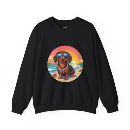 Dachshund Sunset Chill Unisex Sweatshirts