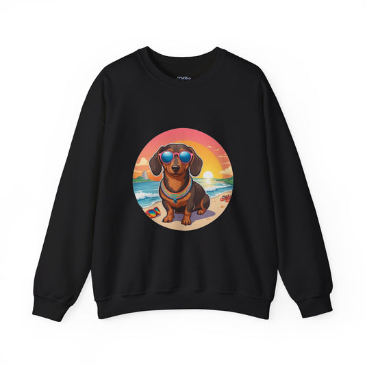 Dachshund Sunset Chill Unisex Sweatshirts