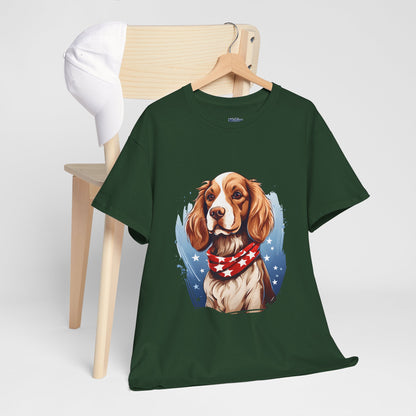 Patriotic Cocker Spaniel Unisex T-Shirt