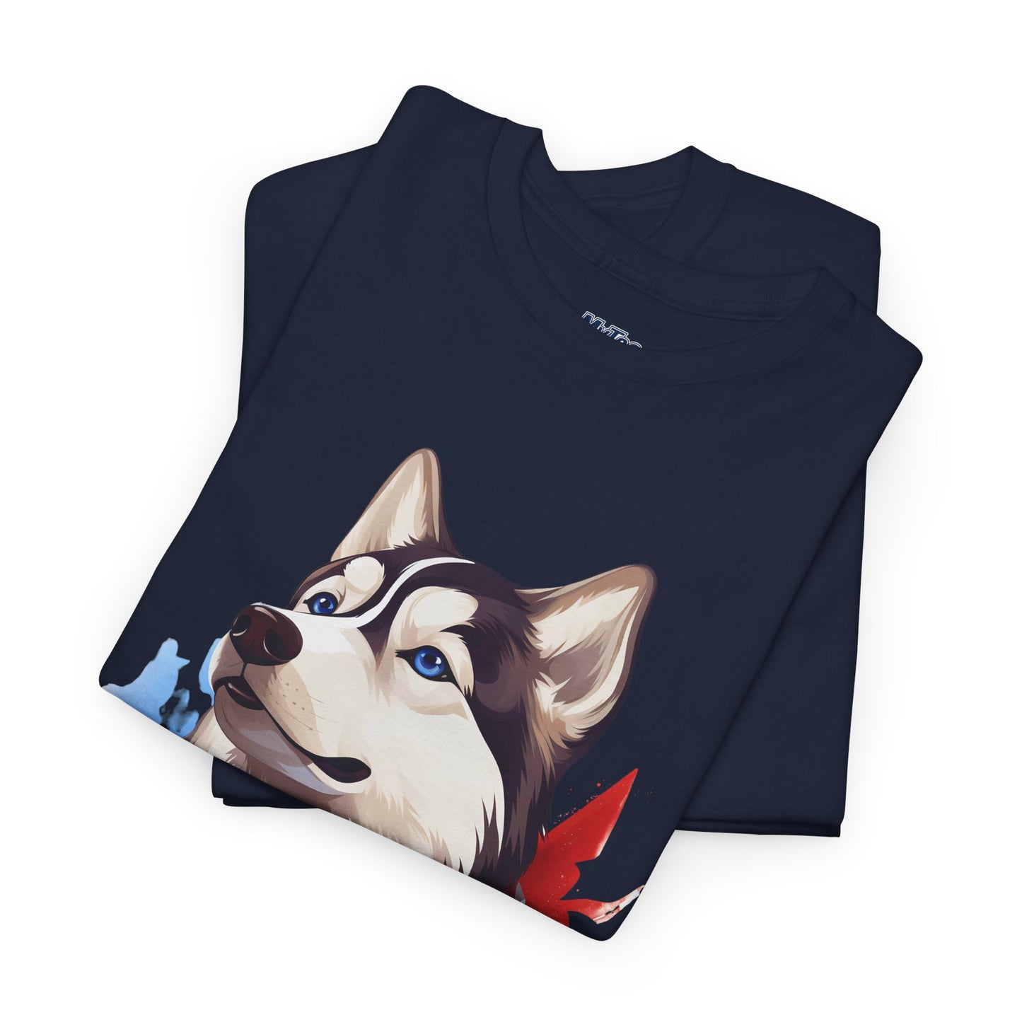 Patriotic Siberian Husky Unisex T-Shirt