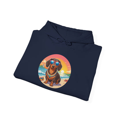 Dachshund Lover's Sunset Unisex Hoodie