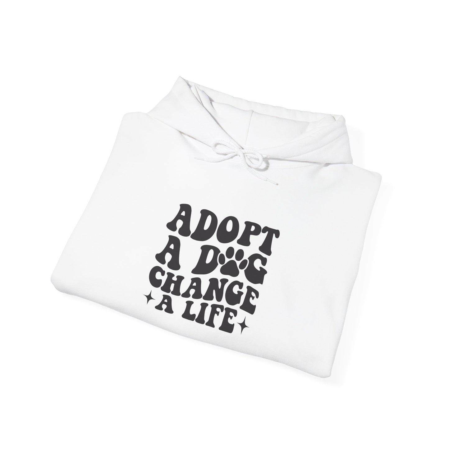 Adopt A Dog Change A Life Unisex Hoodie | Perfect For Animal Lovers