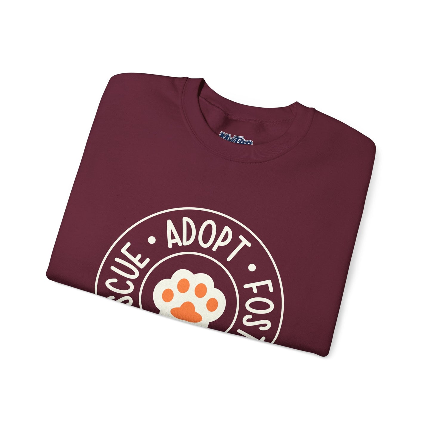 Rescue, Adopt, Foster Unisex Sweatshirt | Animal Lover Gift, Pet Adoption Crewneck