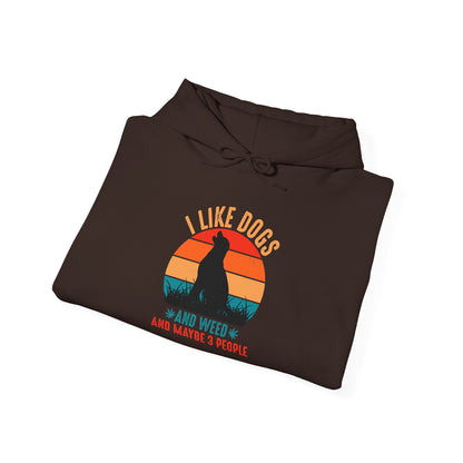 I Like Dogs & Weed And Maybe 3 People Labrador Unisex Hoodies