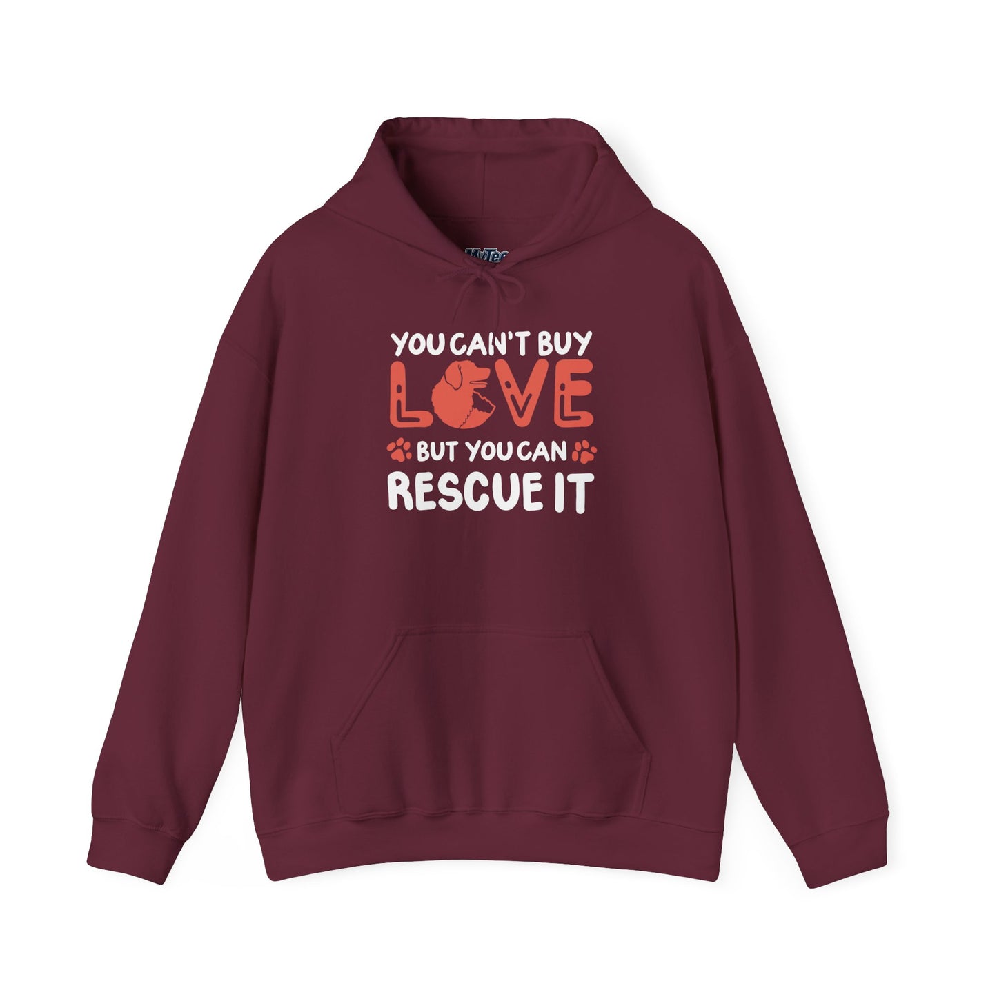 "You Can’t Buy Love, But You Can Rescue It" Unisex Hoodie